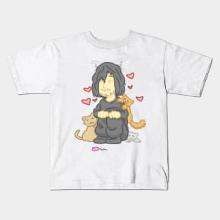 Aizawa cat mom Kids T-Shirt